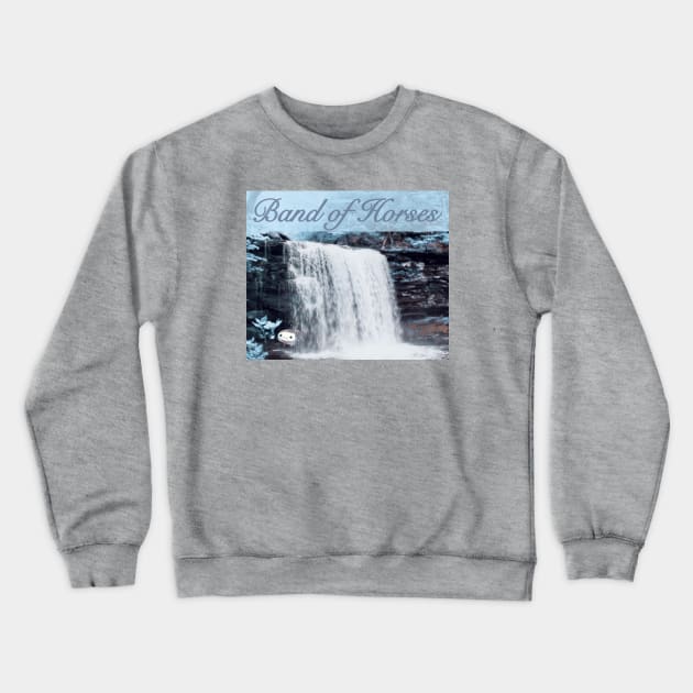 Band of Horses Crewneck Sweatshirt by Noah Monroe